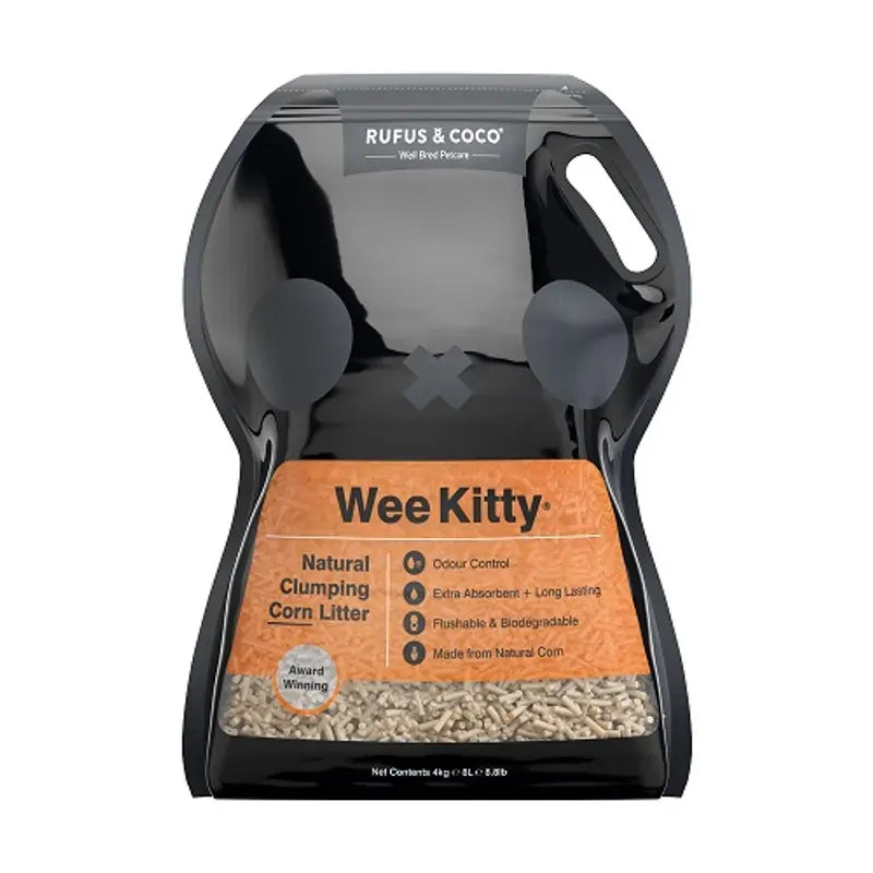 Wee Kitty Clumping Corn Litter 4Kg Wee Kitty