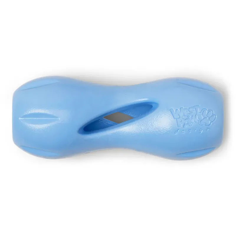 West Paw Qwizl Tough Puzzle Toy - Large - Periwinkle West Paw