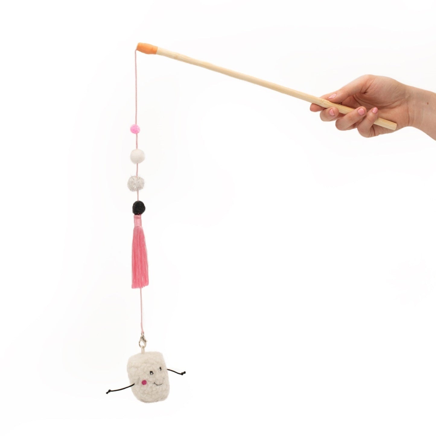 Zippy Paws ZippyClaws Zippystick Cat Toy - Marshmallow Zippy Paws