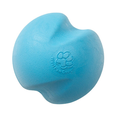 West Paw Jive Zogoflex Fetch Ball Tough Dog Toy - X-Small - Blue West Paw