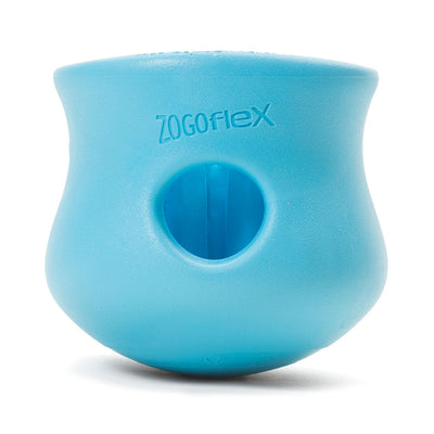 West Paw Toppl Treat Dispensing Dog Toy & Bowl - X-Large - Blue West Paw