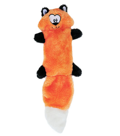 Zippy Paws Stuffing Free Squeaker Dog Toy - Zingy Fox Zippy Paws