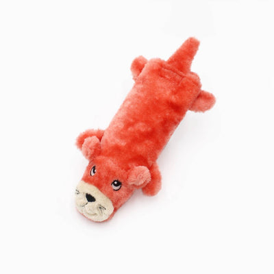 Zippy Paws Crusherz with Replaceable Plastic Squeaker Bottle Dog Toy - Otter Zippy Paws