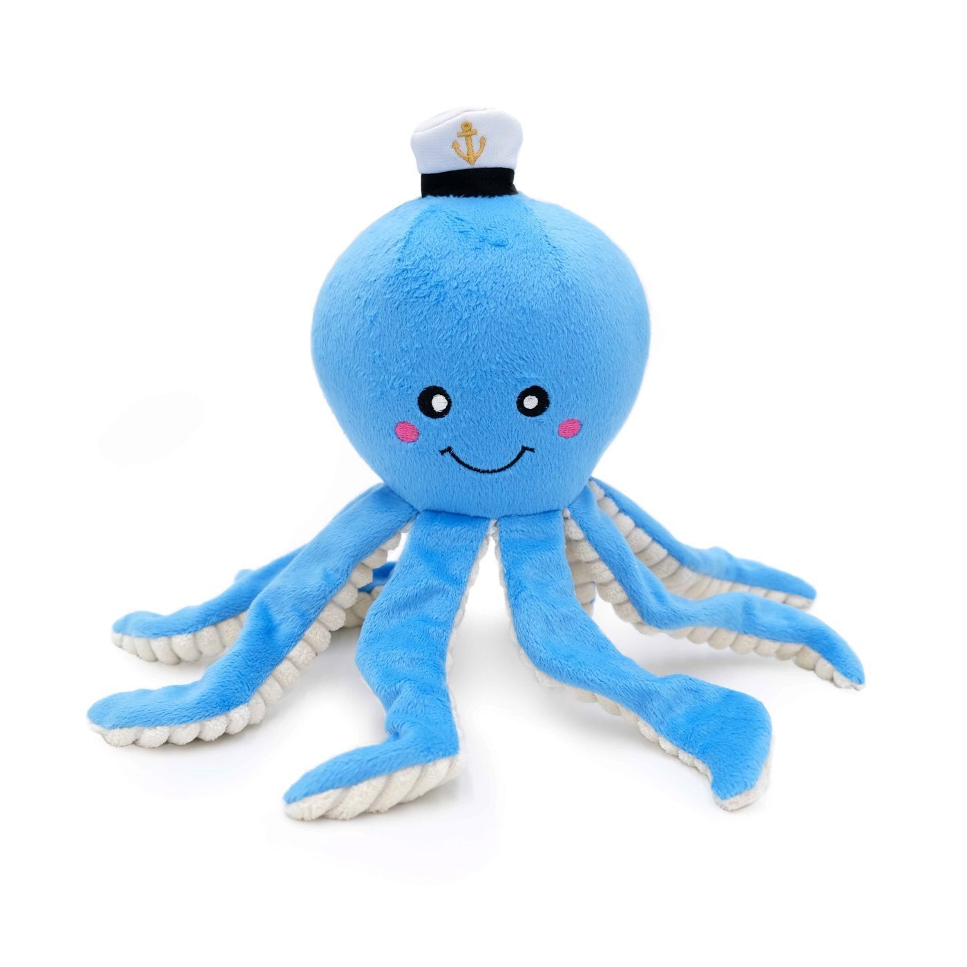 Zippy Paws Playful Pal Plush Squeaker Rope Dog Toy - Ollie the Octopus Zippy Paws