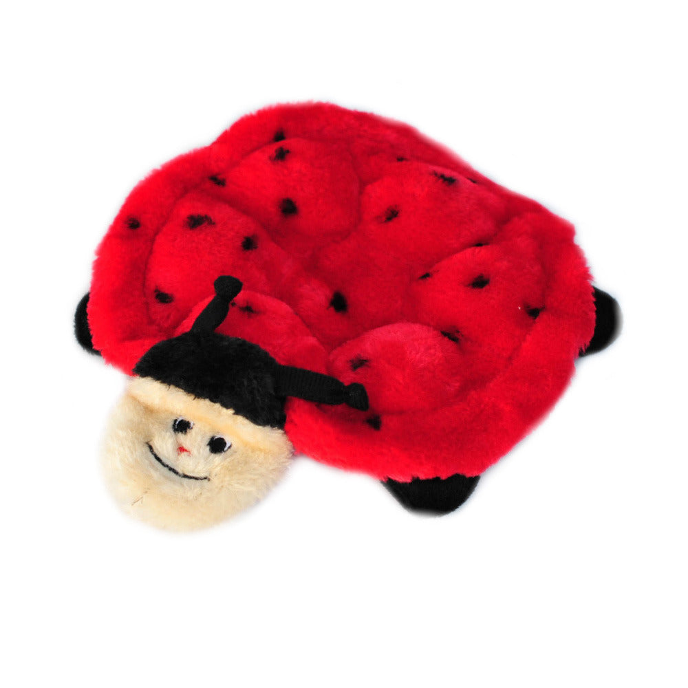 Zippy Paws Squeakie Crawler No Stuffing Speaker Dog Toy - Betsy the Ladybug Zippy Paws