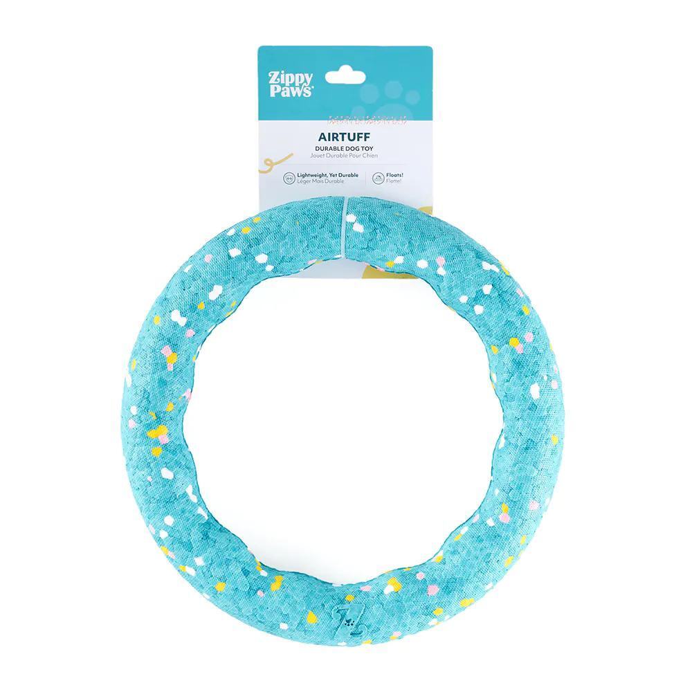 Zippy Paws AirTuff Puncture Resistant Floating Dog Toy - Ring Zippy Paws