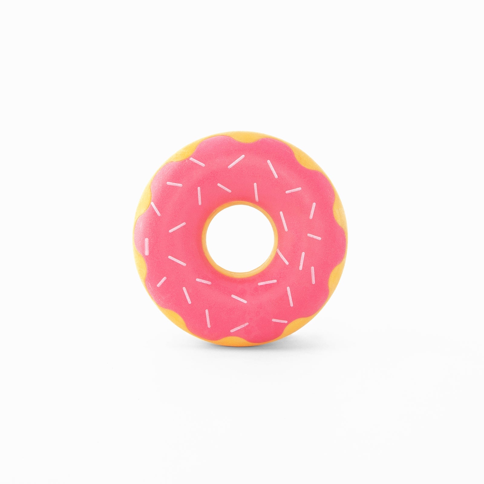 Zippy Paws ZippyTuff Donutz Squeaker Dog Toy - Strawberry Zippy Paws