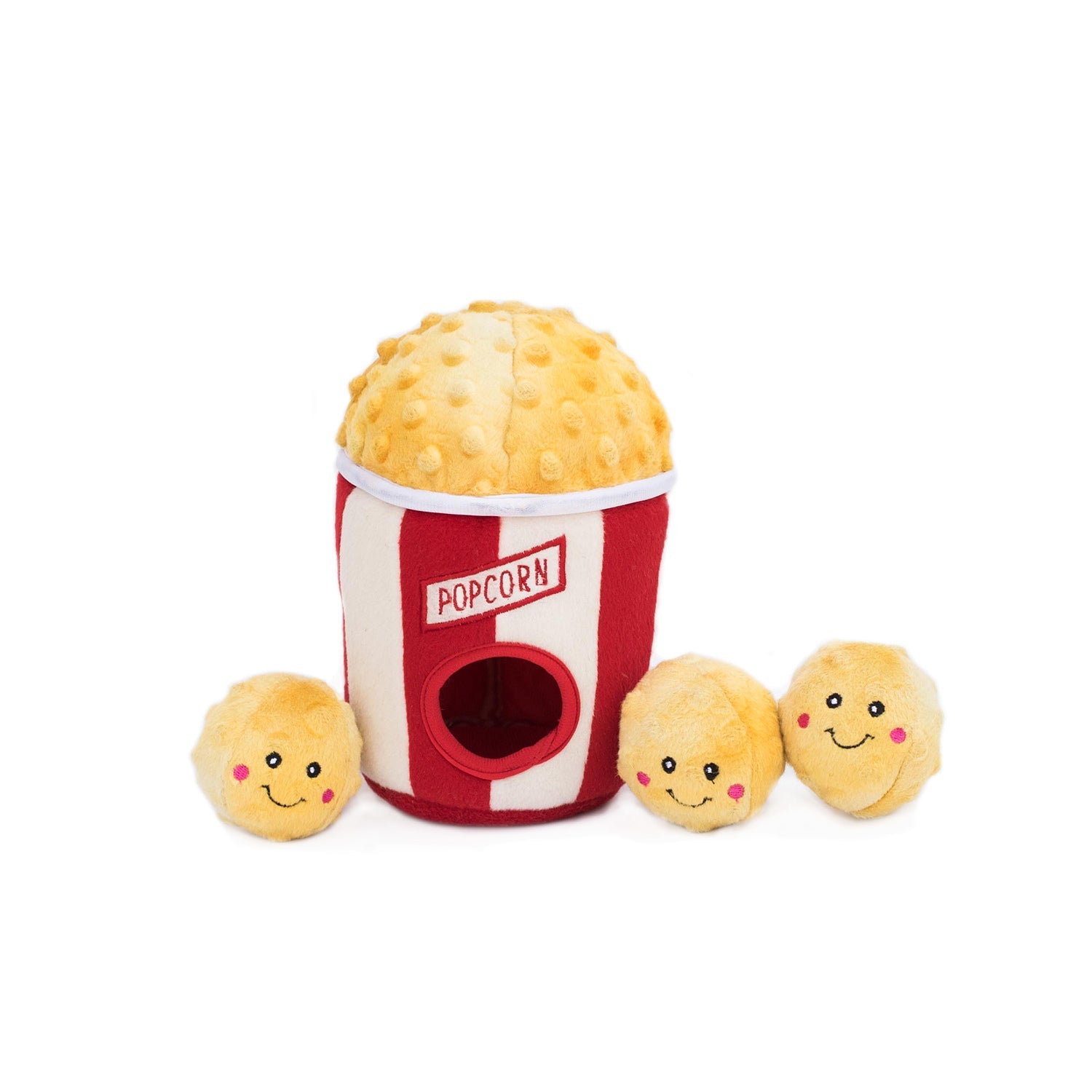 Zippy Paws Burrow Interactive Dog Toy - Popcorn in a Bucket Zippy Paws