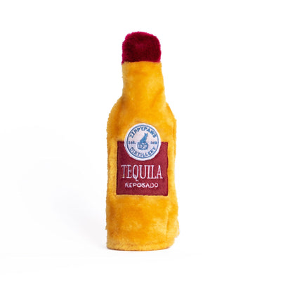 Zippy Paws Happy Hour Crusherz with Replaceable Squeaker Bottle Dog Toy - Tequila Zippy Paws