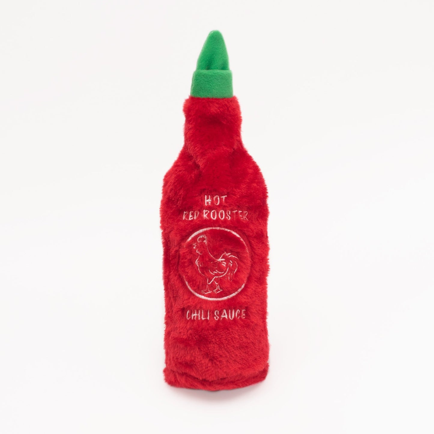 Zippy Paws Hot Sauce Crusherz Crunch & Squeak Dog Toy - Red Rooster Zippy Paws