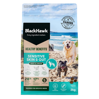 Black Hawk Healthy Benefits Sensitive Skin & Gut Adult Dog Dry Food
