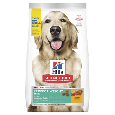 Hill's Science Diet Adult Dog Perfect Weight Dry Food for Optimal Canine Health