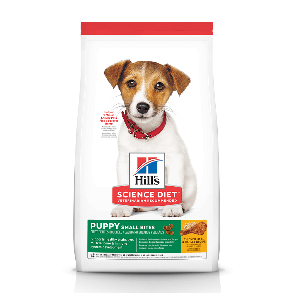 Hill's Science Diet Puppy Small Bites Dry Dog Food Chicken Barley