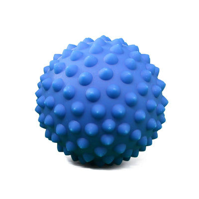Aussie Dog Indestructible Blue Rubber Catch Ball for Active Dogs