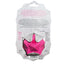 Monster Treat Ball: Durable Pink Rubber Dog Toy for Engaging Play & Treats