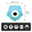 Ultimate Fun Blue Monster Treat Ball: Durable Interactive Dog Toy for Hours of Play