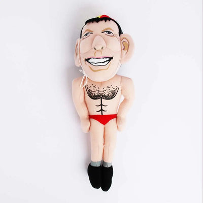 Durable Tony Abbott Pet Chew Toy: Hilarious Political Satire for Dogs