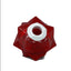 Aussie Dog Monster Treat Ball: Durable Red Rubber Enrichment Toy for Dogs