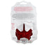 Aussie Dog Monster Treat Ball: Durable Red Rubber Enrichment Toy for Dogs
