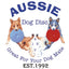 Durable Aussie Dog Blue 'Fly It' Disc for Active Canines, Chew-Resistant Fun