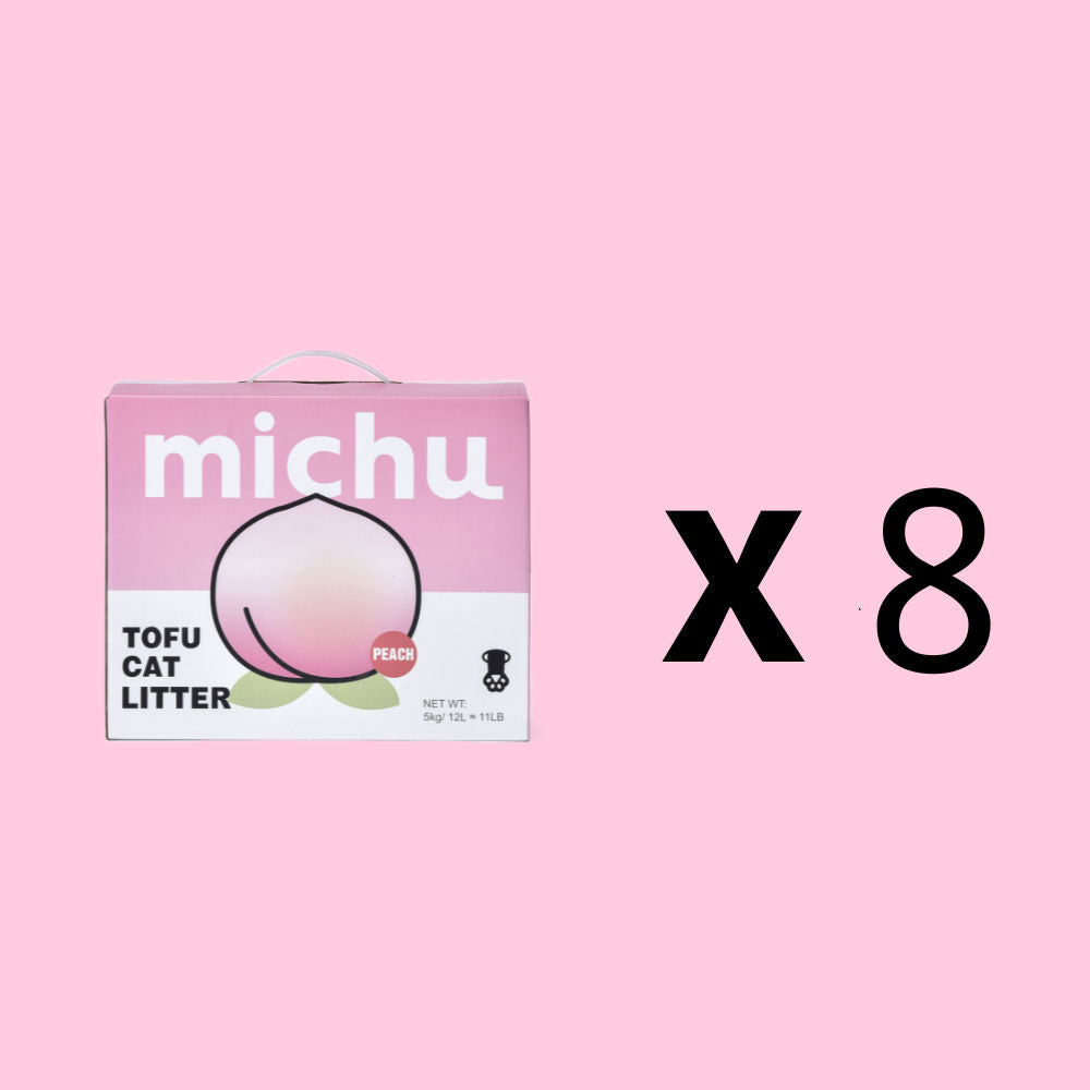 Michu Natural Clumping Tofu Cat Litter 5kg Value Box