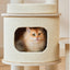 Michu Luna Multi-Layer Solid Wood Cat Nest Tree