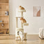 Michu Luna Multi-Layer Solid Wood Cat Nest Tree