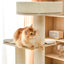Michu Luna Multi-Layer Solid Wood Cat Nest Tree