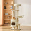 Michu Luna Multi-Layer Solid Wood Cat Nest Tree