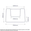 Michu XXL Sage Deluxe Spacious Cat Litter Box