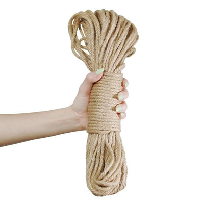 Michu 30m Natural Jute Repair Rope for Cat Trees