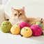 Michu Silver Vine Catnip Plush Toy Trio – Onion, Pear, Avocado