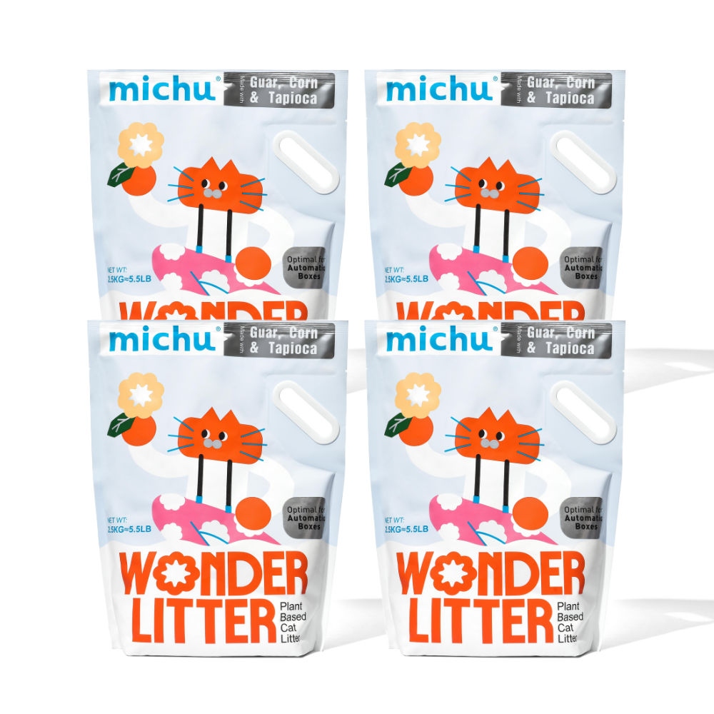 Michu Wonder Plant-Based Automatic Box Friendly Cat Litter 2.5kg