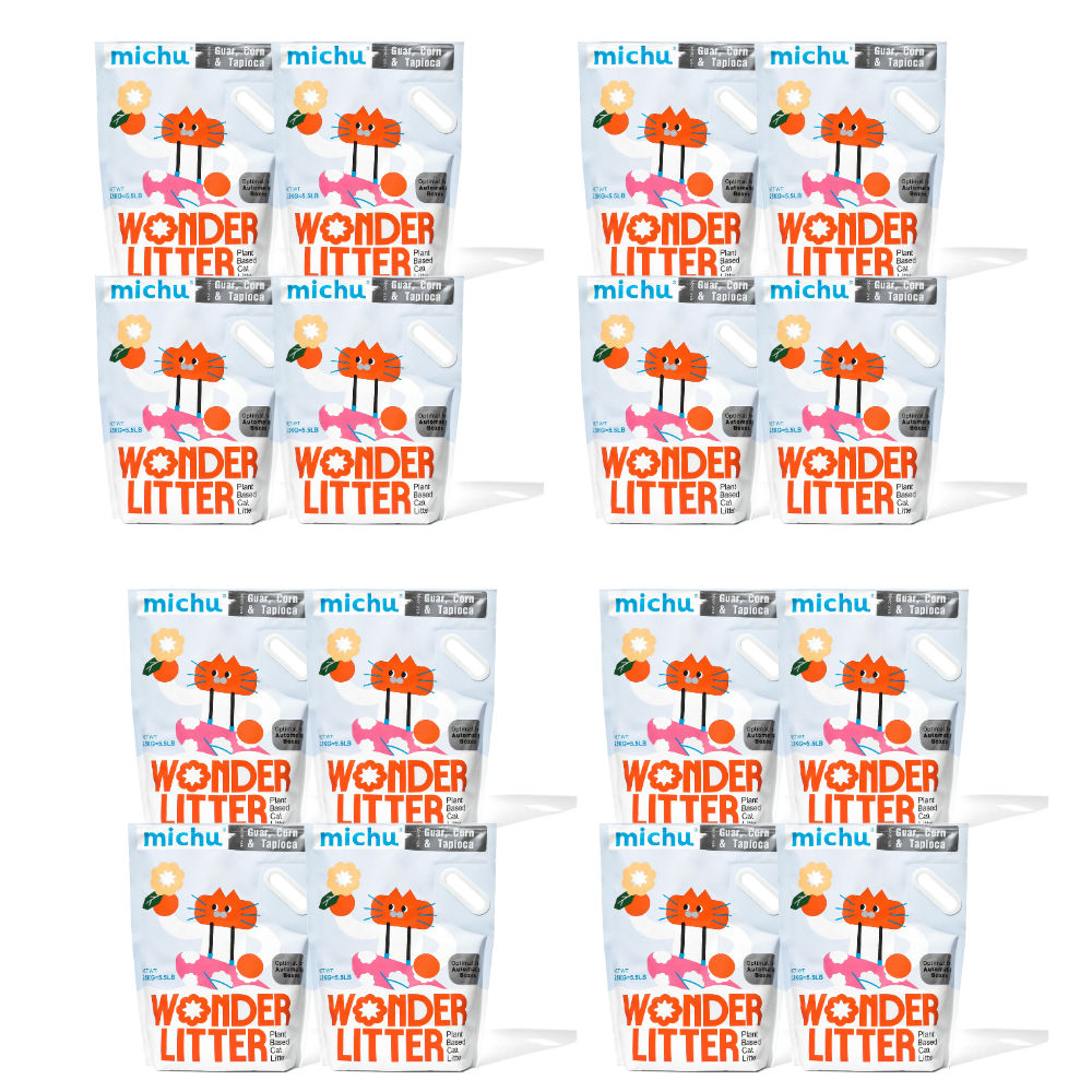 Michu Wonder Plant-Based Automatic Box Friendly Cat Litter 2.5kg
