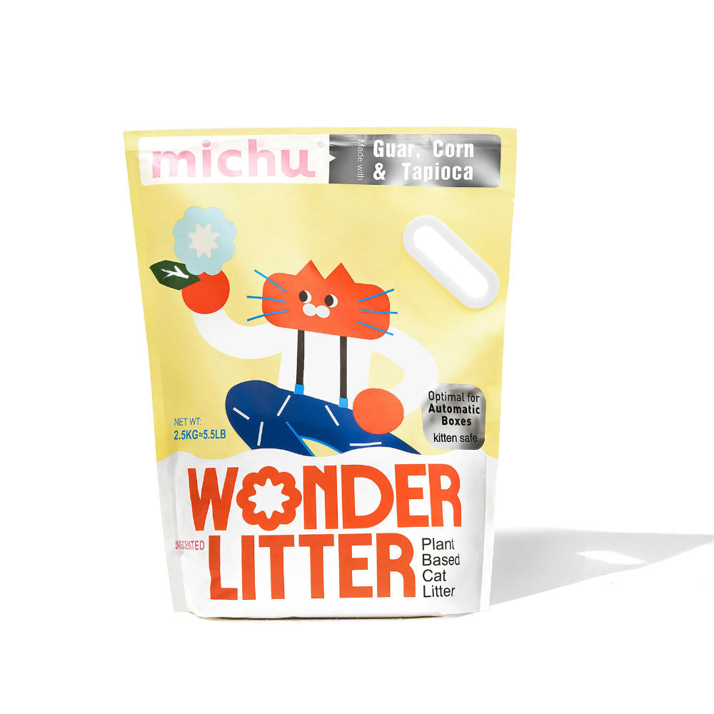 Michu Wonder Plant-Based Automatic Box Friendly Cat Litter 2.5kg