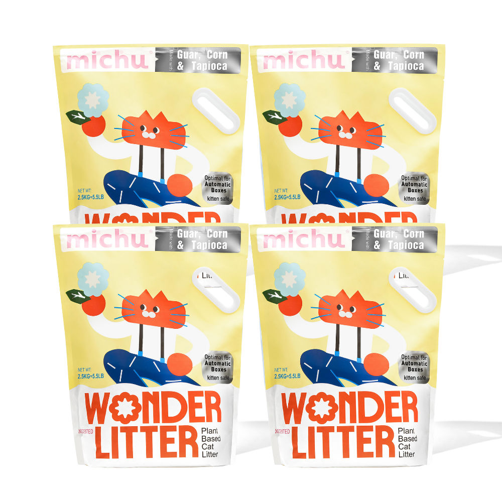 Michu Wonder Plant-Based Automatic Box Friendly Cat Litter 2.5kg