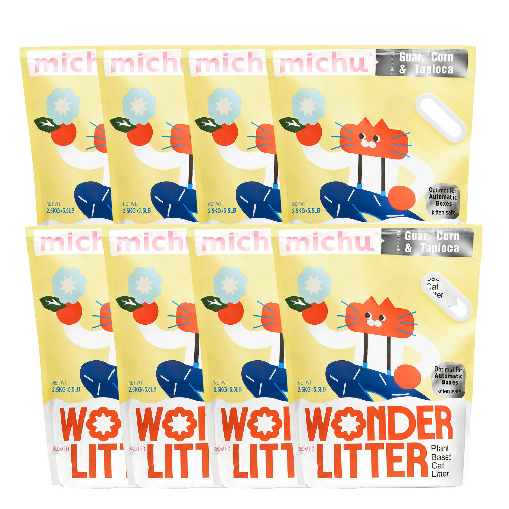 Michu Wonder Plant-Based Automatic Box Friendly Cat Litter 2.5kg
