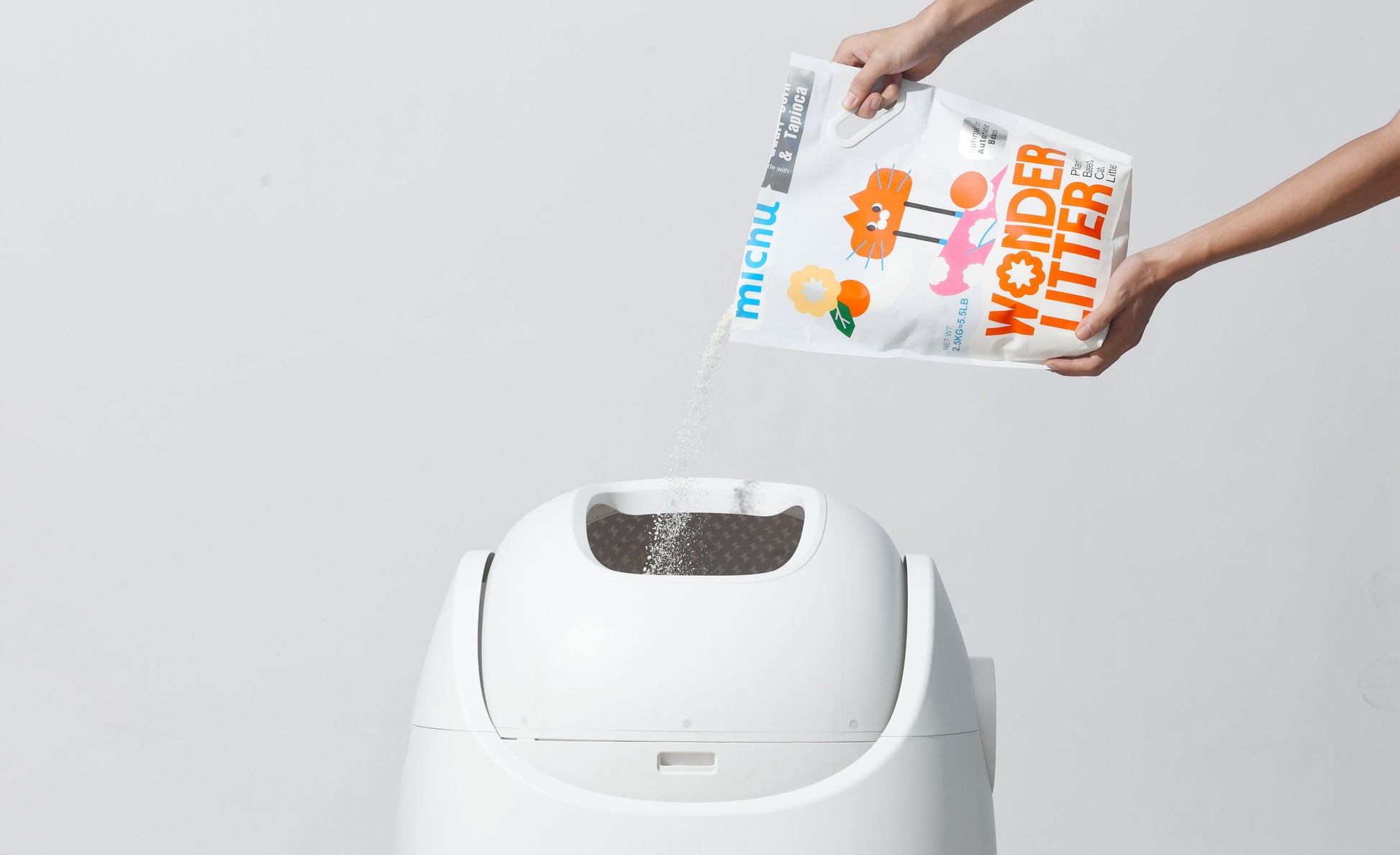 Michu Wonder Plant-Based Automatic Box Friendly Cat Litter 2.5kg