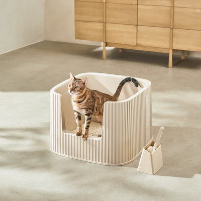 Michu XXL BoBa Deluxe Cat Litter Box – Spacious High‑Wall Design