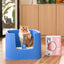 Michu XXL Kaia Deluxe Spacious Cat Litter Box with Lid