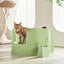 Michu XXL Sage Deluxe Spacious Cat Litter Box