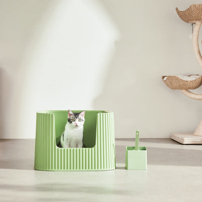 Michu XXL Sage Deluxe Spacious Cat Litter Box