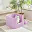 Michu XXL Stella Deluxe Spacious Cat Litter Box with Lid