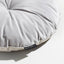 Soft Cozy Round Cat Litter Box Mat Grey White