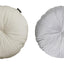 Soft Cozy Round Cat Litter Box Mat Grey White
