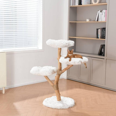 Michu Fluffy Blossom Extra Large Real Wood Cat Tree