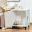 Michu Hidden Cat Furniture Litter Box Enclosure Wooden End Table