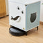 Michu Hidden Cat Furniture Litter Box Enclosure Wooden End Table