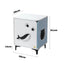 Michu Hidden Cat Furniture Litter Box Enclosure Wooden End Table