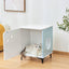 Michu Hidden Cat Furniture Litter Box Enclosure Wooden End Table